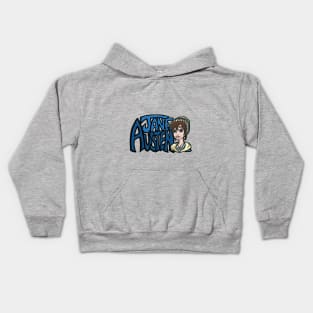 Jane Austen Drawing Kids Hoodie